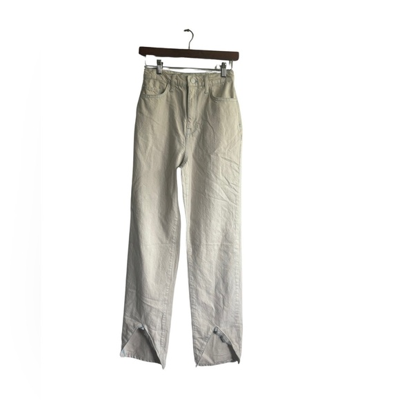 $10 sale 🍓Triarchy jeans off white straight leg high‎ waisted size 26 - Picture 1 of 9